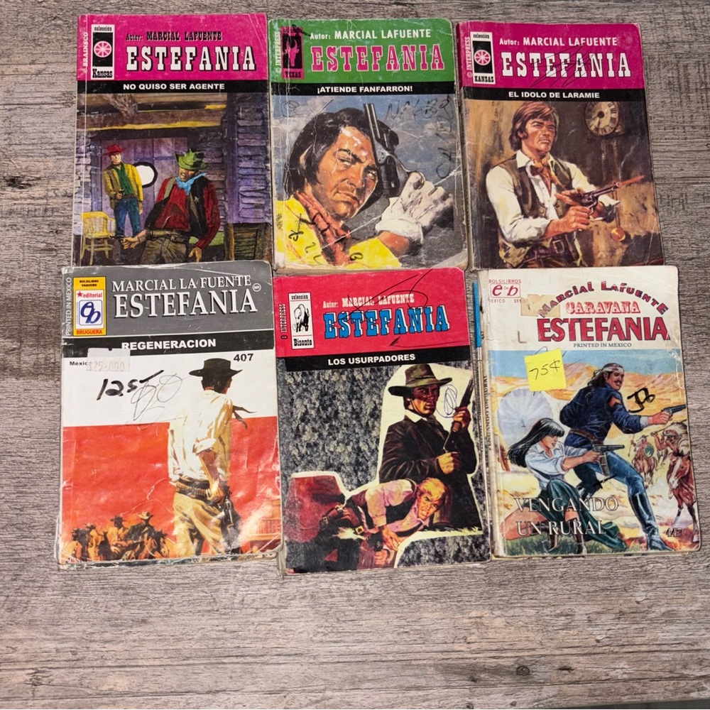 Marcial Lafuente Estefania Western Novels Collection